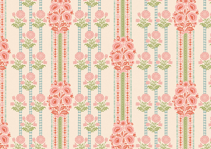 Petal & Block Jaipur Stripe, Dhara - Twist&Fit Roman Blind - Image 8